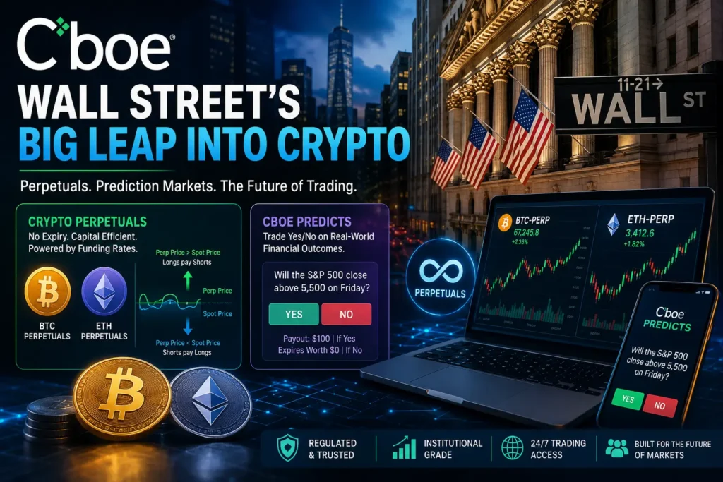 Cboe’s Big Leap: Bringing Crypto Perpetuals and Prediction Markets to Wall Street Cboe Crypto Perpetuals
