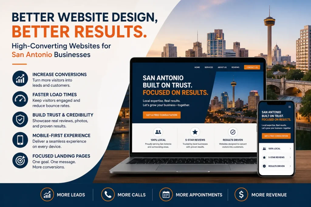 San Antonio conversion-focused web design