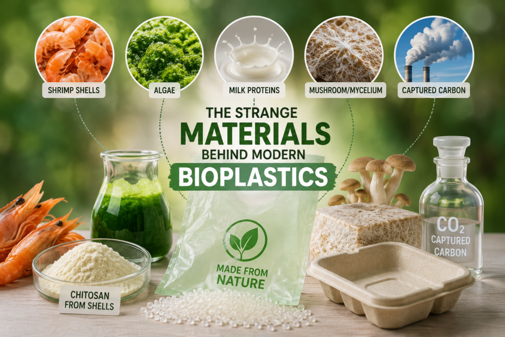 Strange Bioplastic Materials