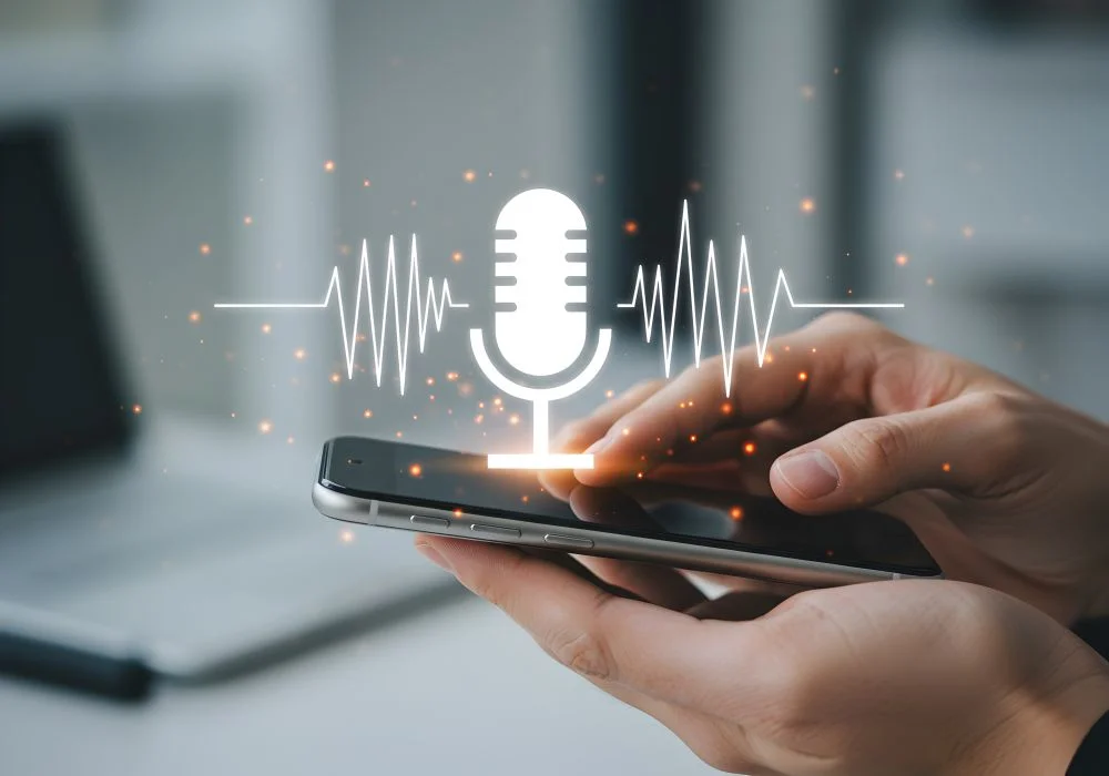 Mobile with Mic Recorder
