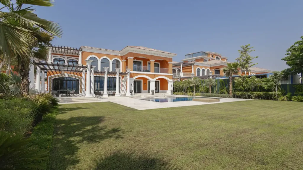 A Villas Home front view offer by Luxury Real Estate in Dubai