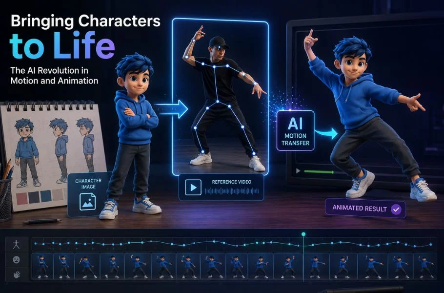 Bringing Characters to Life: The AI Revolution in Motion and Animation AI Motion Transfer